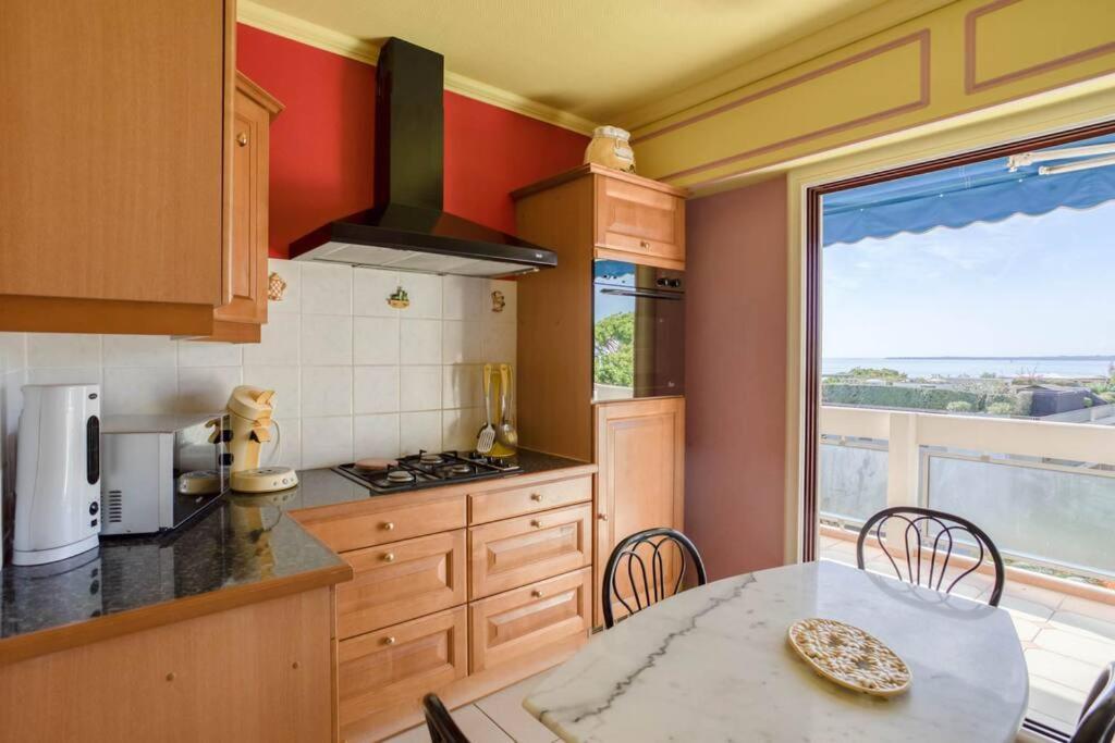 A6- 2 Bdr Incredible Sea View - Ac, Garage & Terrace Apartamento Antibes Exterior foto