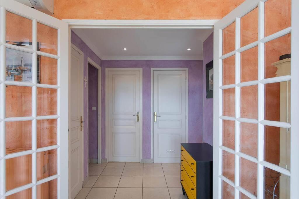 A6- 2 Bdr Incredible Sea View - Ac, Garage & Terrace Apartamento Antibes Exterior foto
